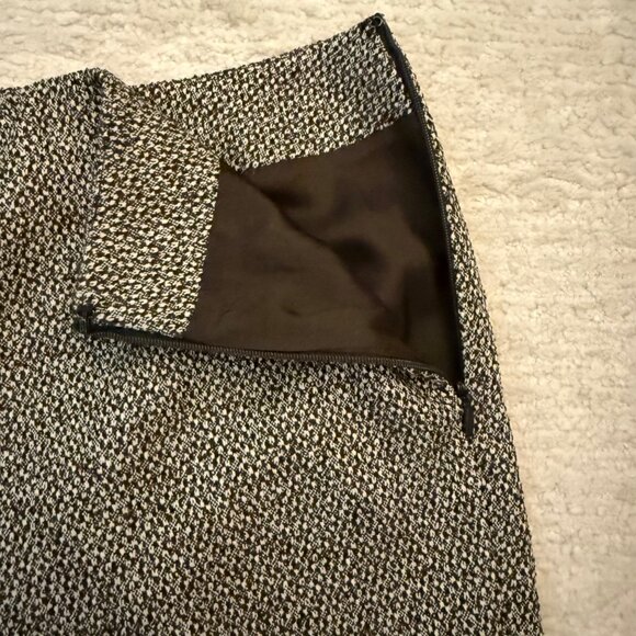 Dana Buchman Petite Wool Blend Pants Size 14 Mahogany Oyster Textured Lined NWT - Picture 9 of 13